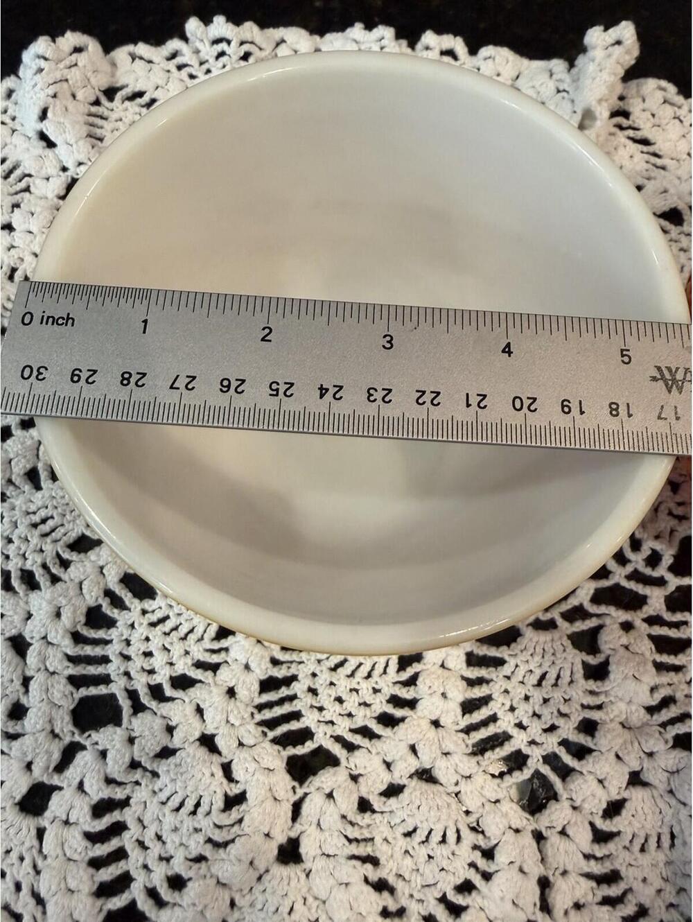 Set Of 2 Pyrex Autumn Harvest Bowls 4013 Cups Orange - Picture 5 of 11